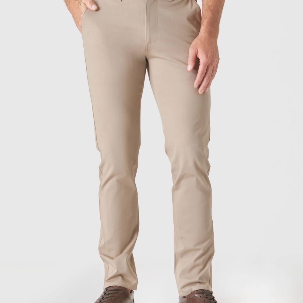 EUC Men's True Classic Khaki Beige Slim Twill Chino Pants